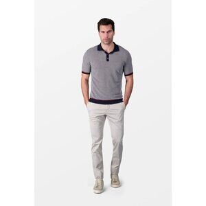INCOTEX "Slacks" Cotton Pants Drawstrings Beige Color Size 33 Slim
